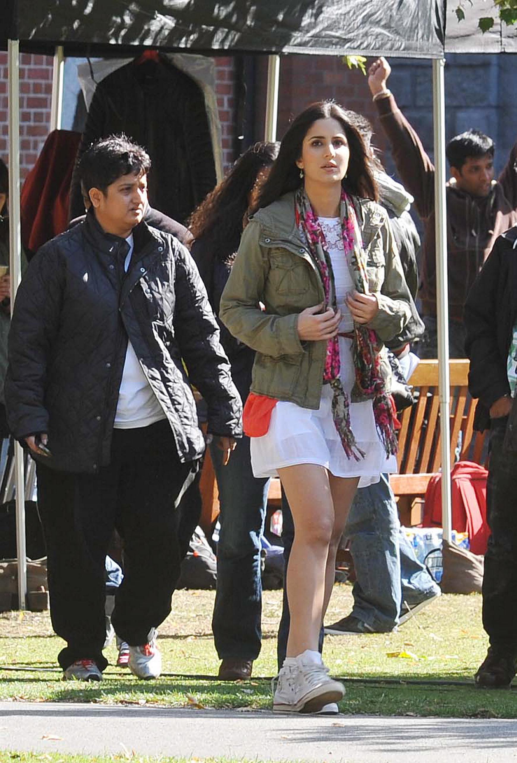 Salman Khan and Katrina Kaif in Ek Tha Tiger being shot on location at Trinity College Pictures | Picture 75340